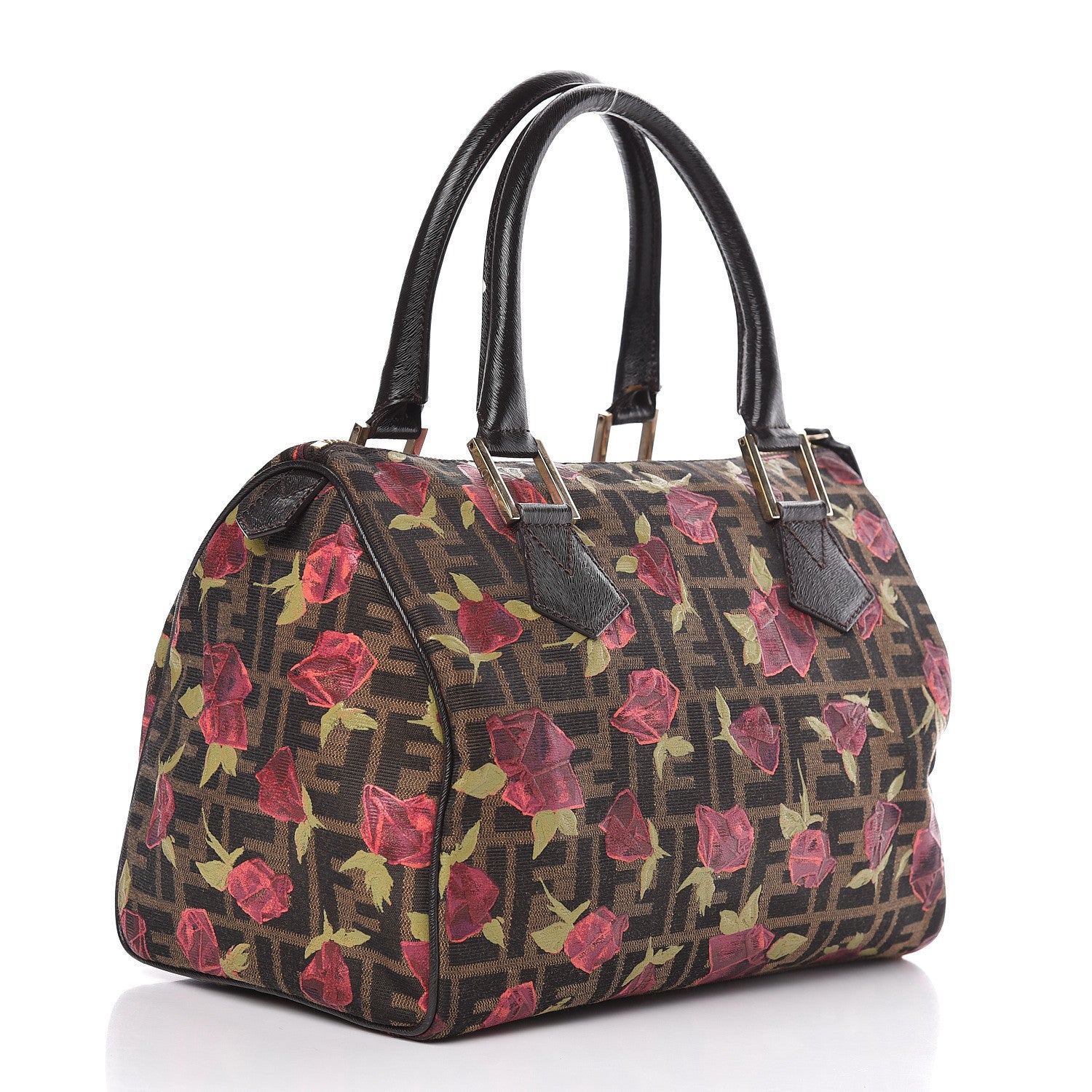 Fendi Zucca Rose Medium Chef Boston 3 of 15