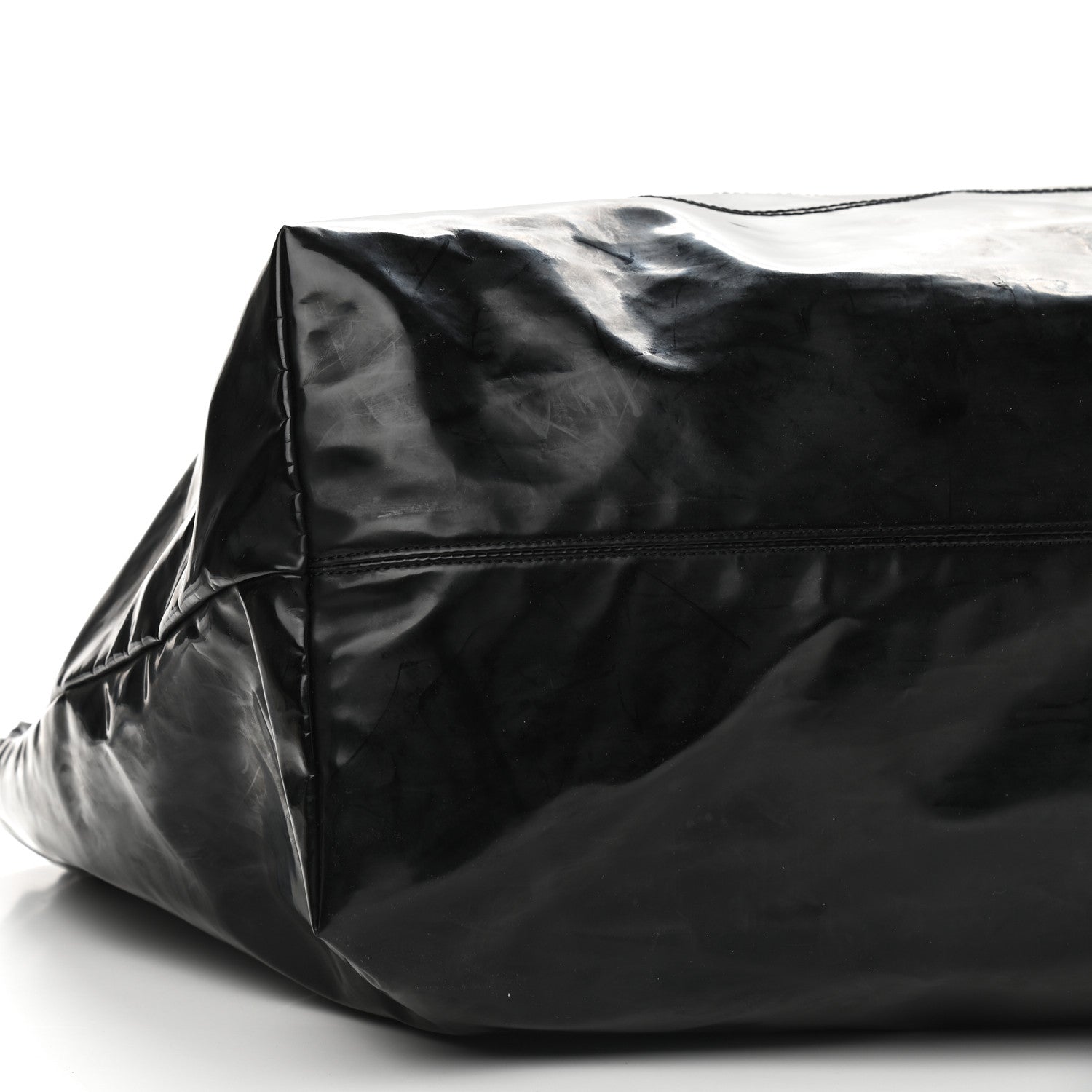 Chanel Vinyl XL Coco Cabas Black 8 of 10