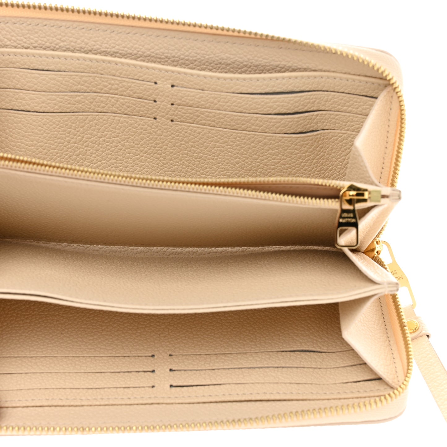 Empreinte Monogram Giant Zippy Wallet Creme Bois De Rose