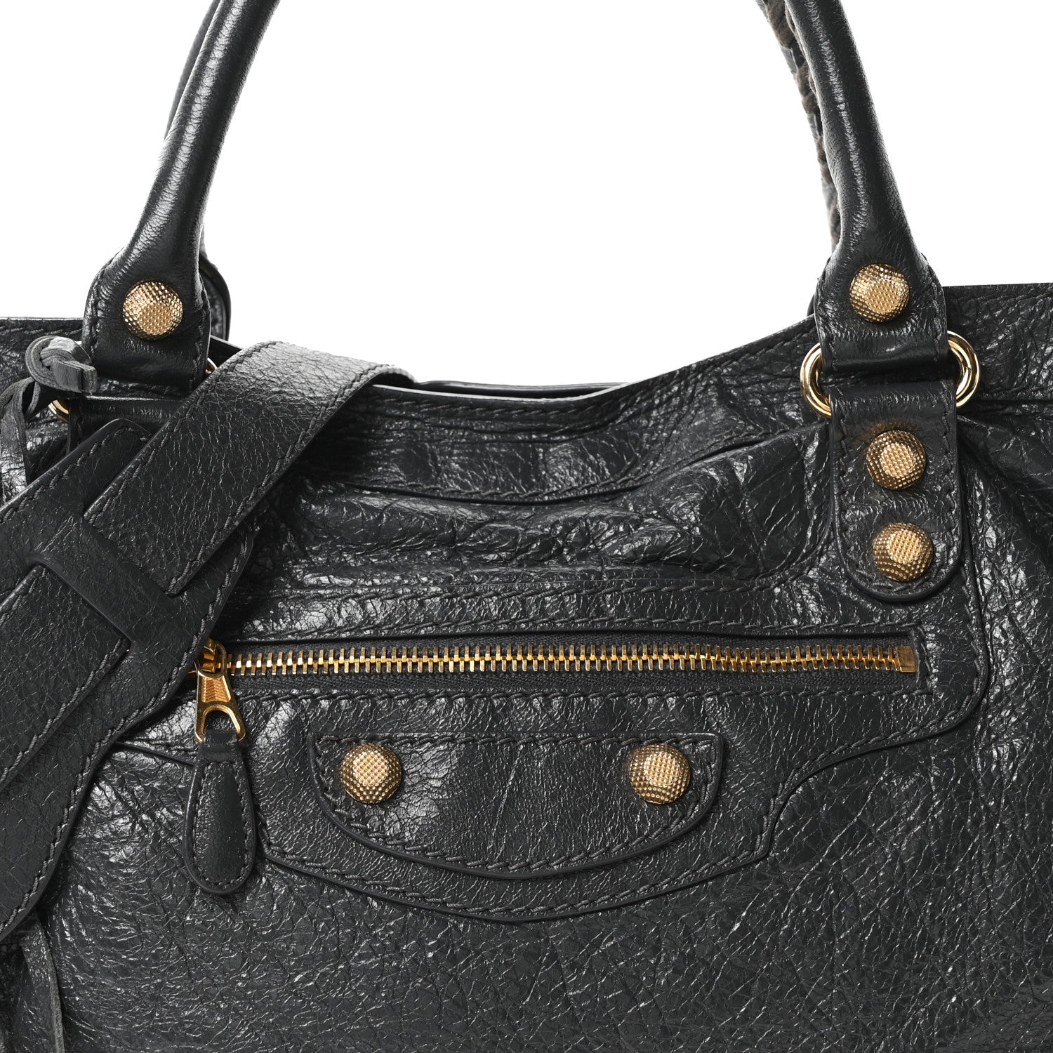 Balenciaga Agneau Giant 12 Gold Hardware City Anthracite 9 of 11