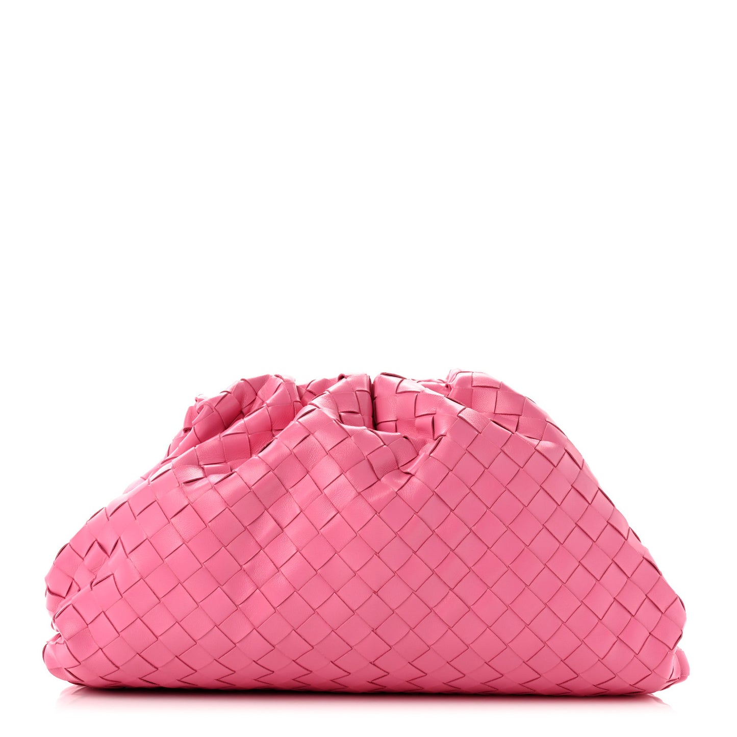 Nappa Maxi Intrecciato The Pouch Oversized Clutch Pink