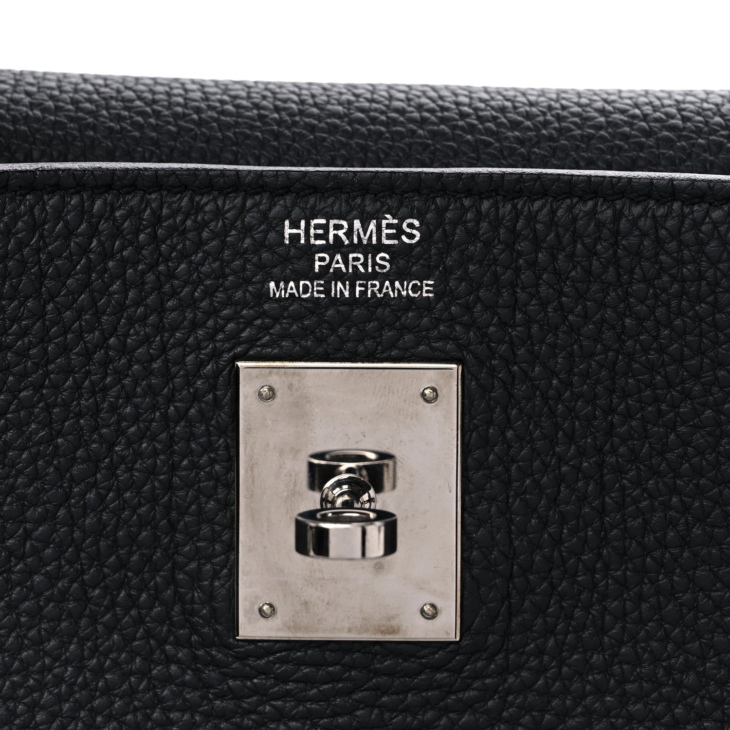 Hermes Togo Kelly Retourne 40 Black 6 of 11