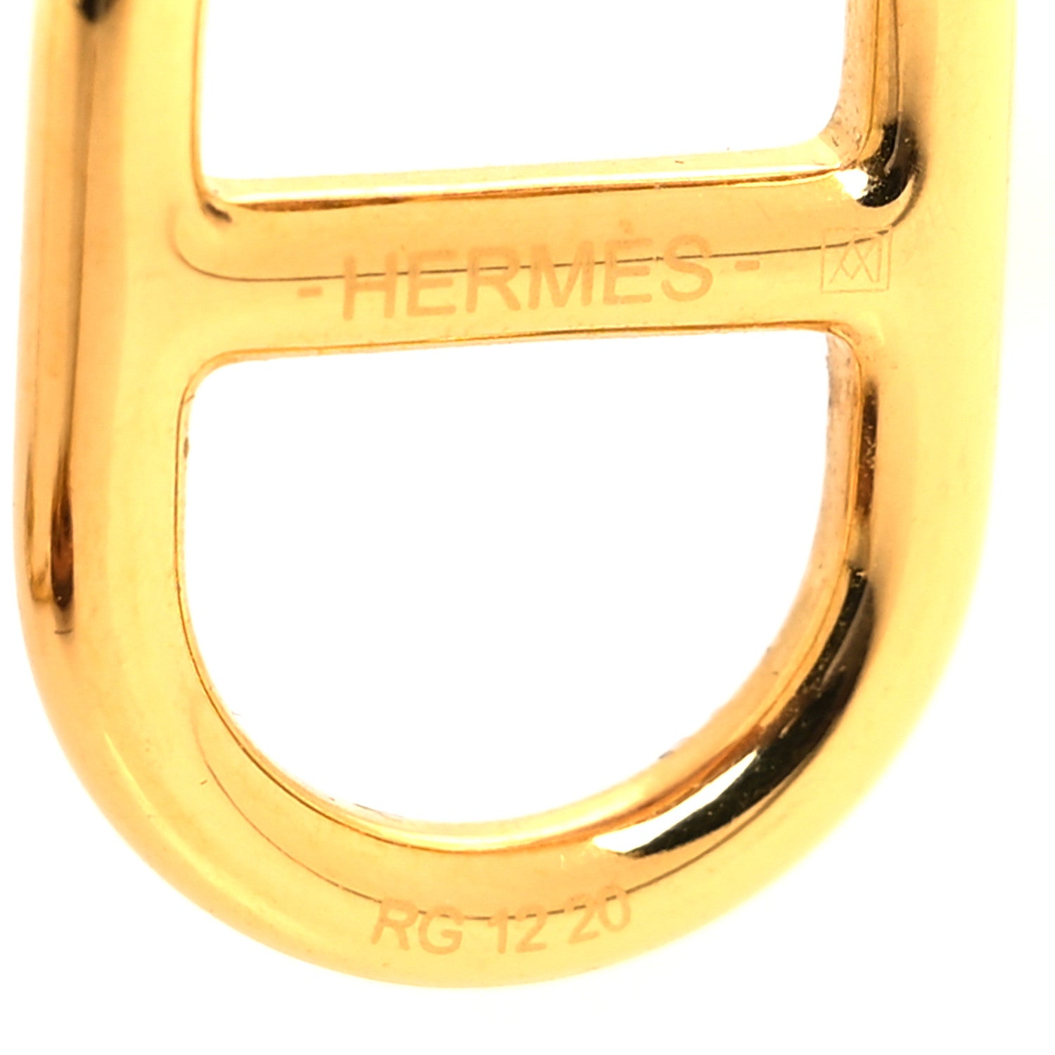 Hermes Swift O'Maillon Pendant Necklace Gold 5 of 6