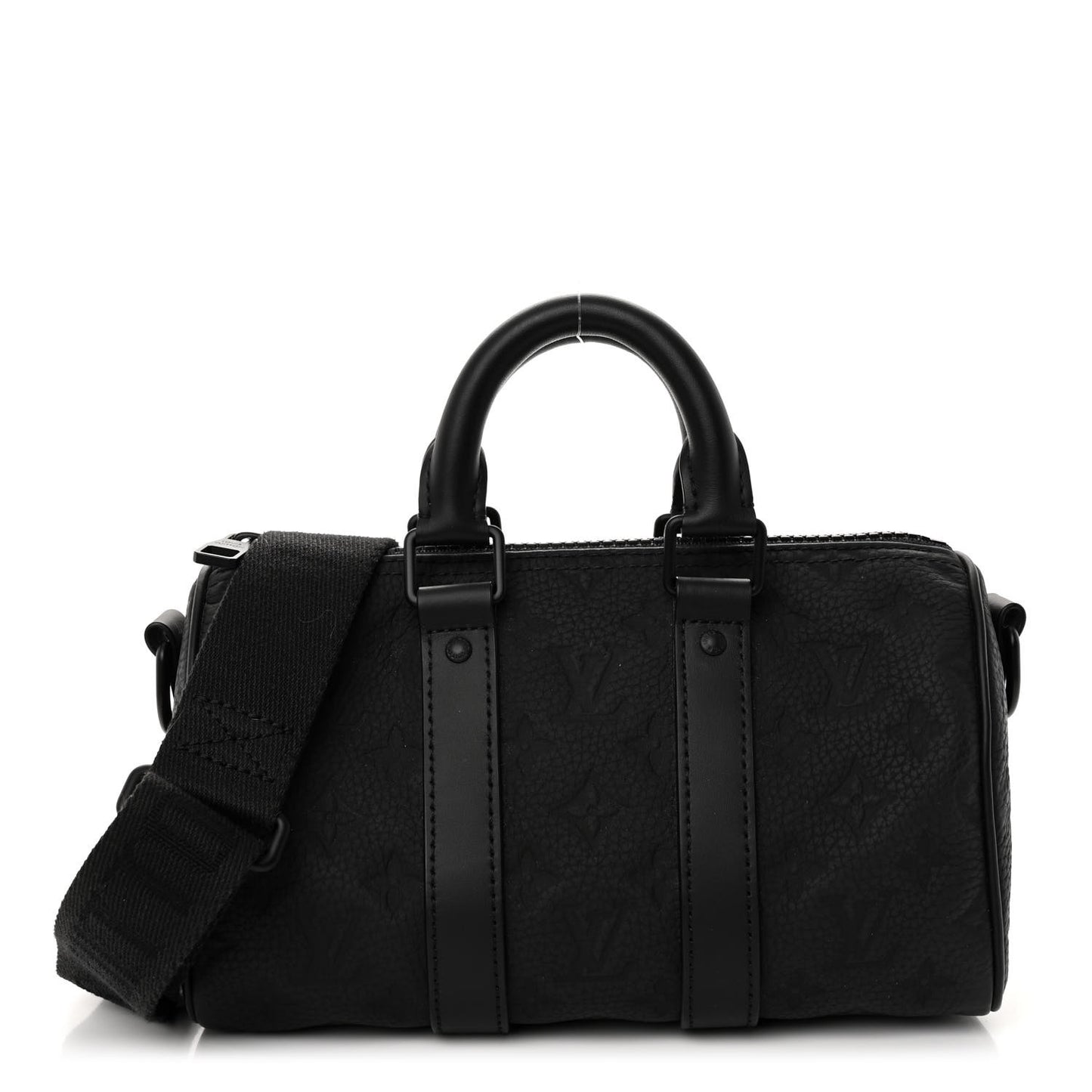 Monogram Taurillon Keepall Bandouliere 25 Black