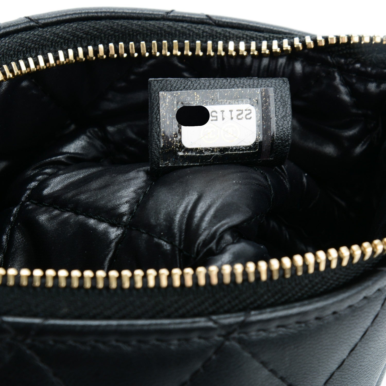 Chanel Lambskin Quilted Casino Coin Purse Black 7 of 7