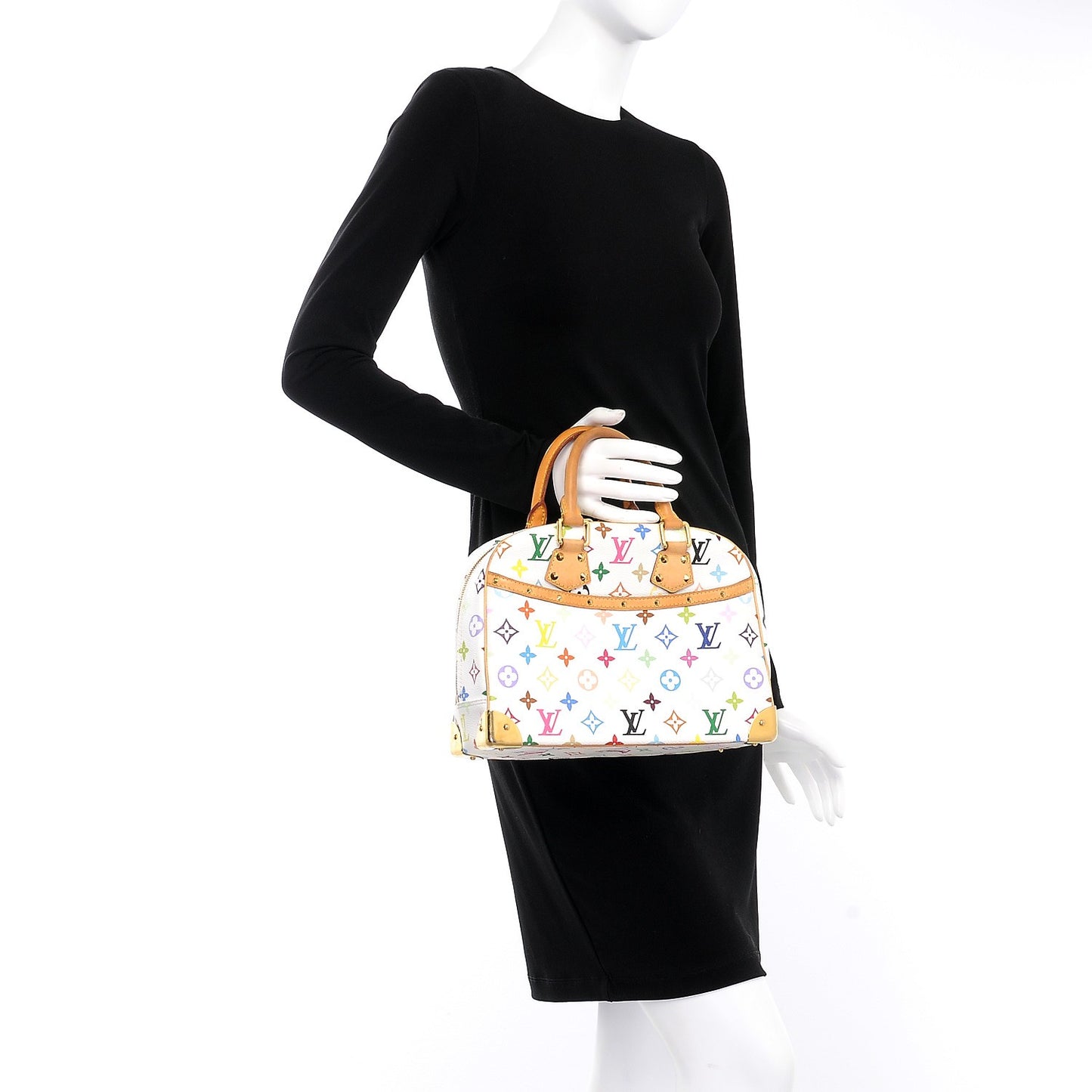 Monogram Multicolor Trouville White