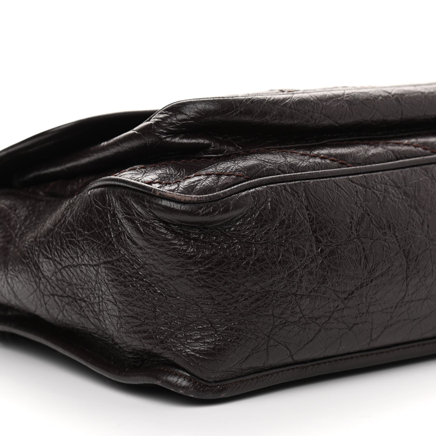 Saint Laurent Crinkled Calfskin Matelasse Monogram Large Niki Chain Satchel Tulip 9 of 14