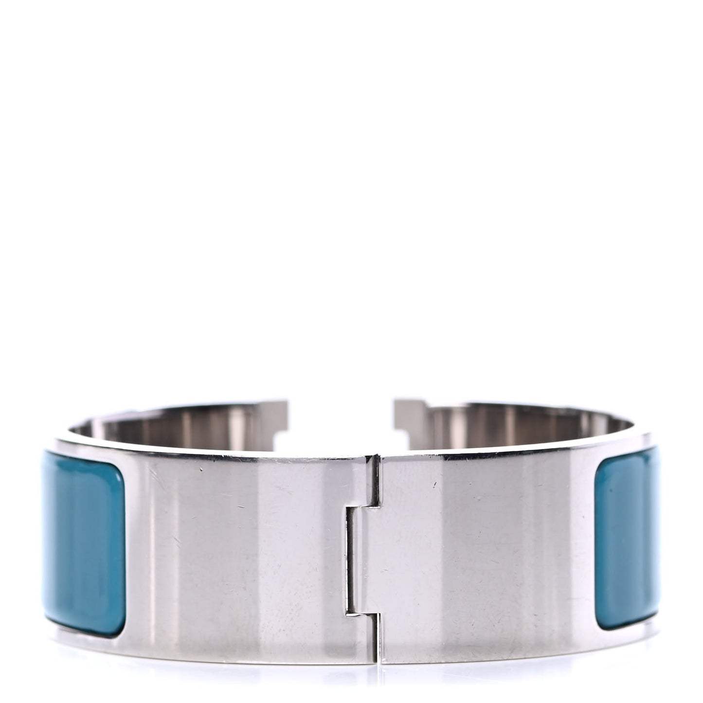 Enamel Wide Clic Clac H Bracelet PM Bleu Profond