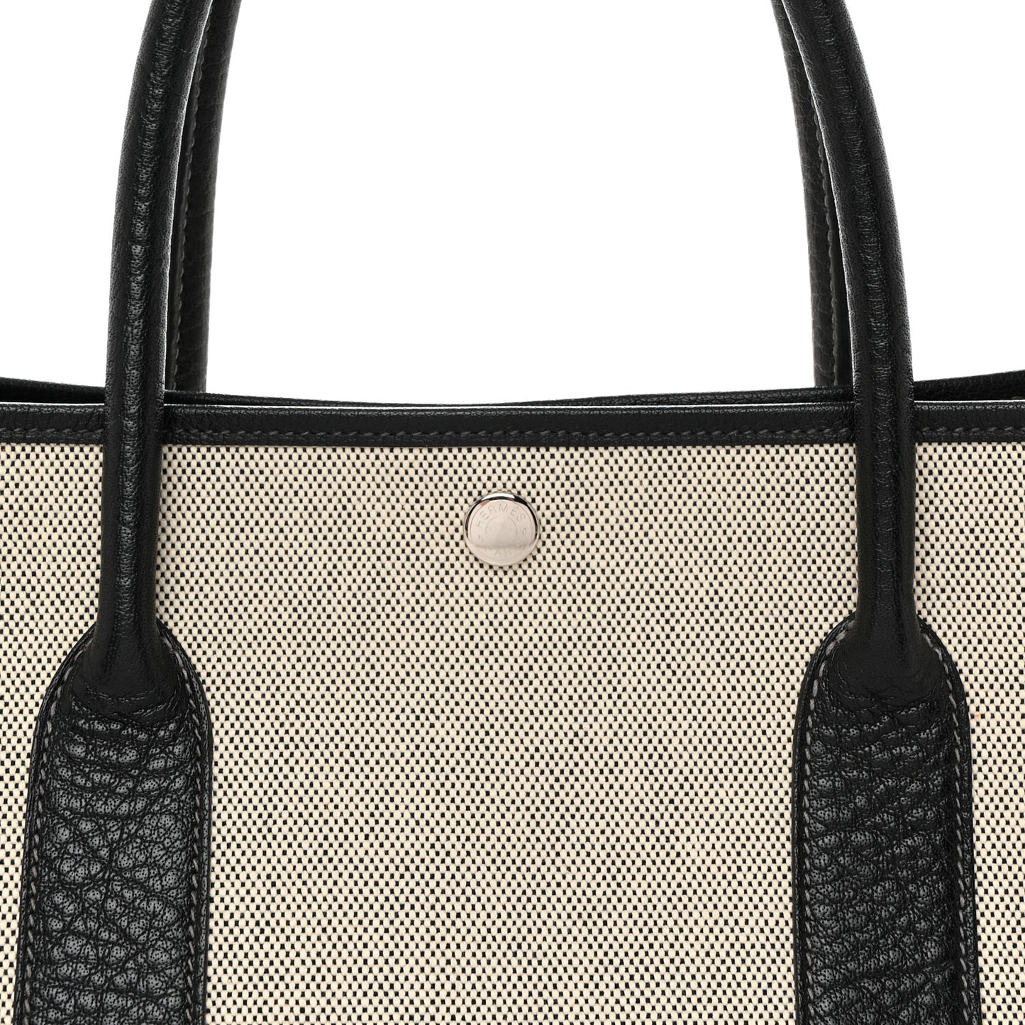 Toile Buffle Skipper Garden Party 36 MM Tote Black