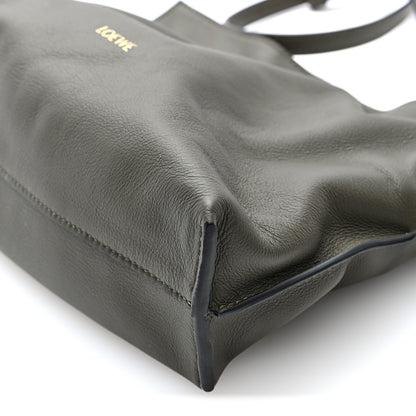 Loewe Calfskin Mini Flamenco Knot Clutch Dark Khaki 9 of 9