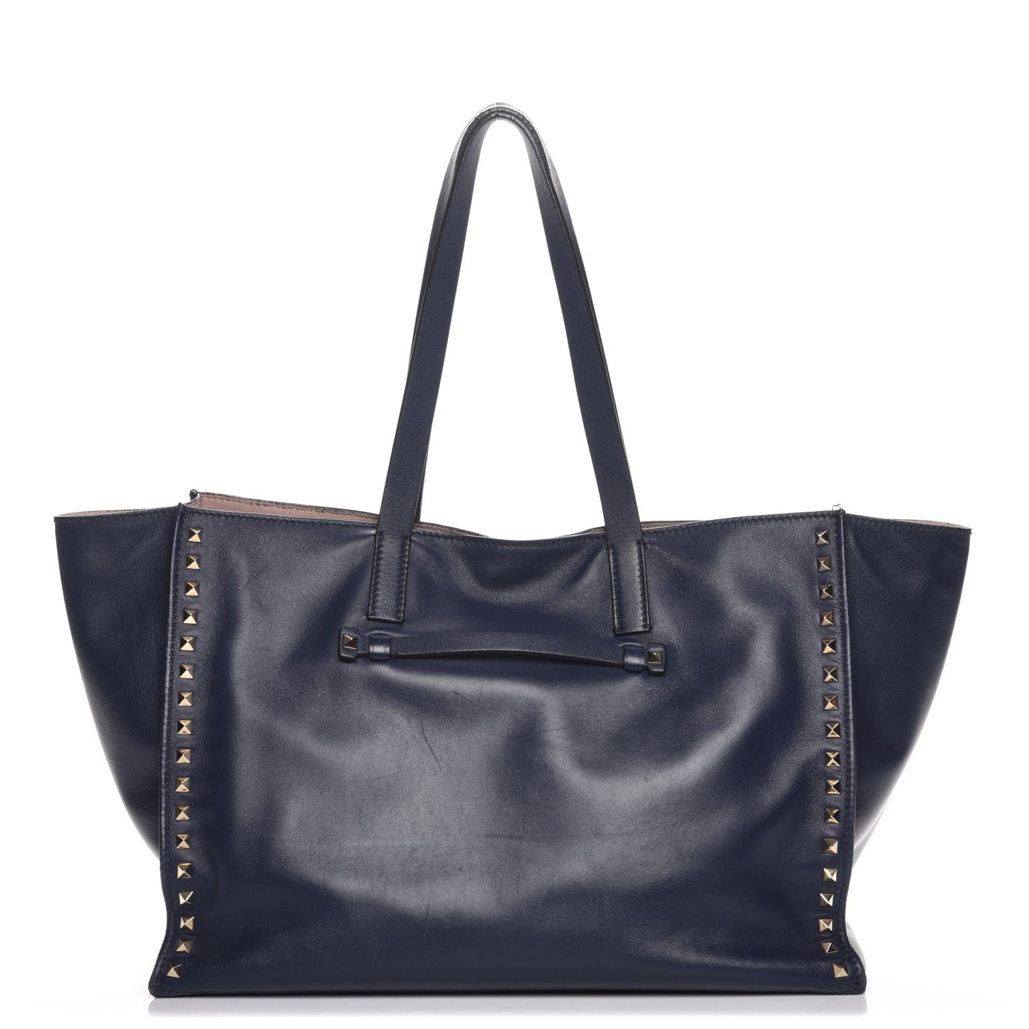Nappa Medium Rockstud Soft Tote Marine