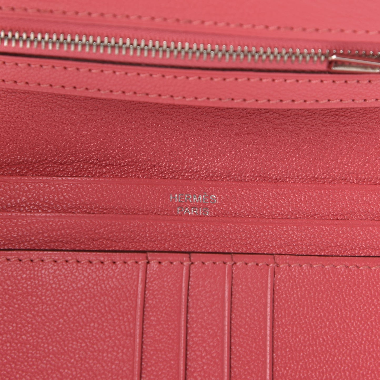 Chevre Mysore Bearn Compact Wallet Rose Lipstick