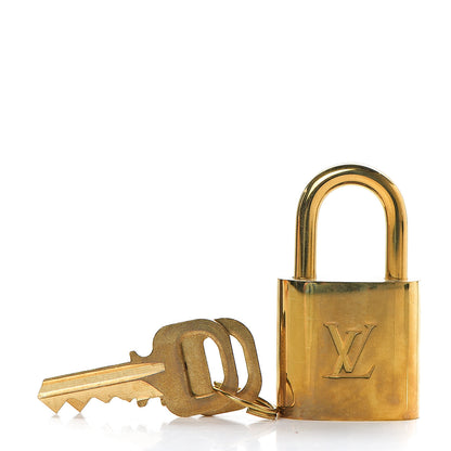 Louis Vuitton Brass Lock and 2 Keys Set #435 2 of 3