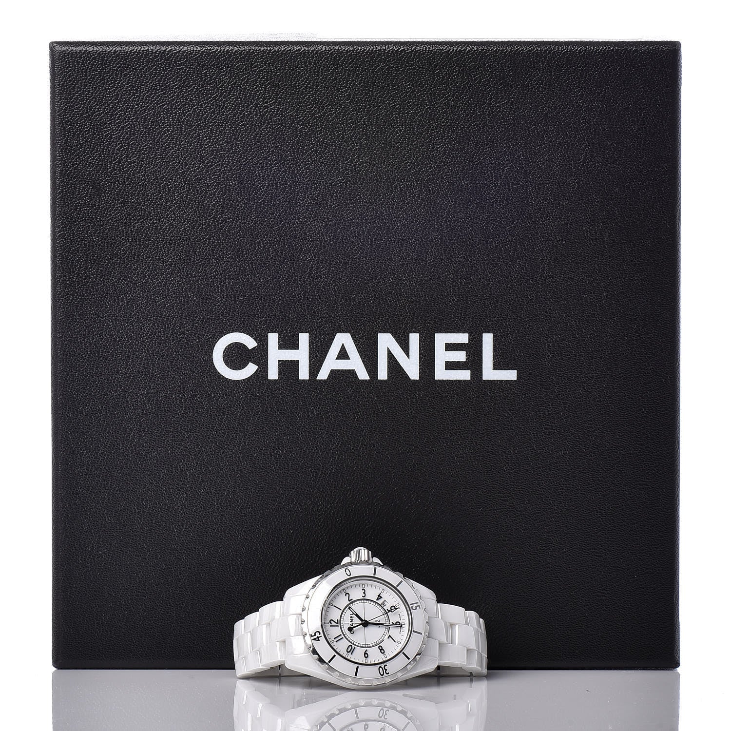 Chanel Stainless Steel Ceramic 33mm J12 Quartz Watch White 9 of 9