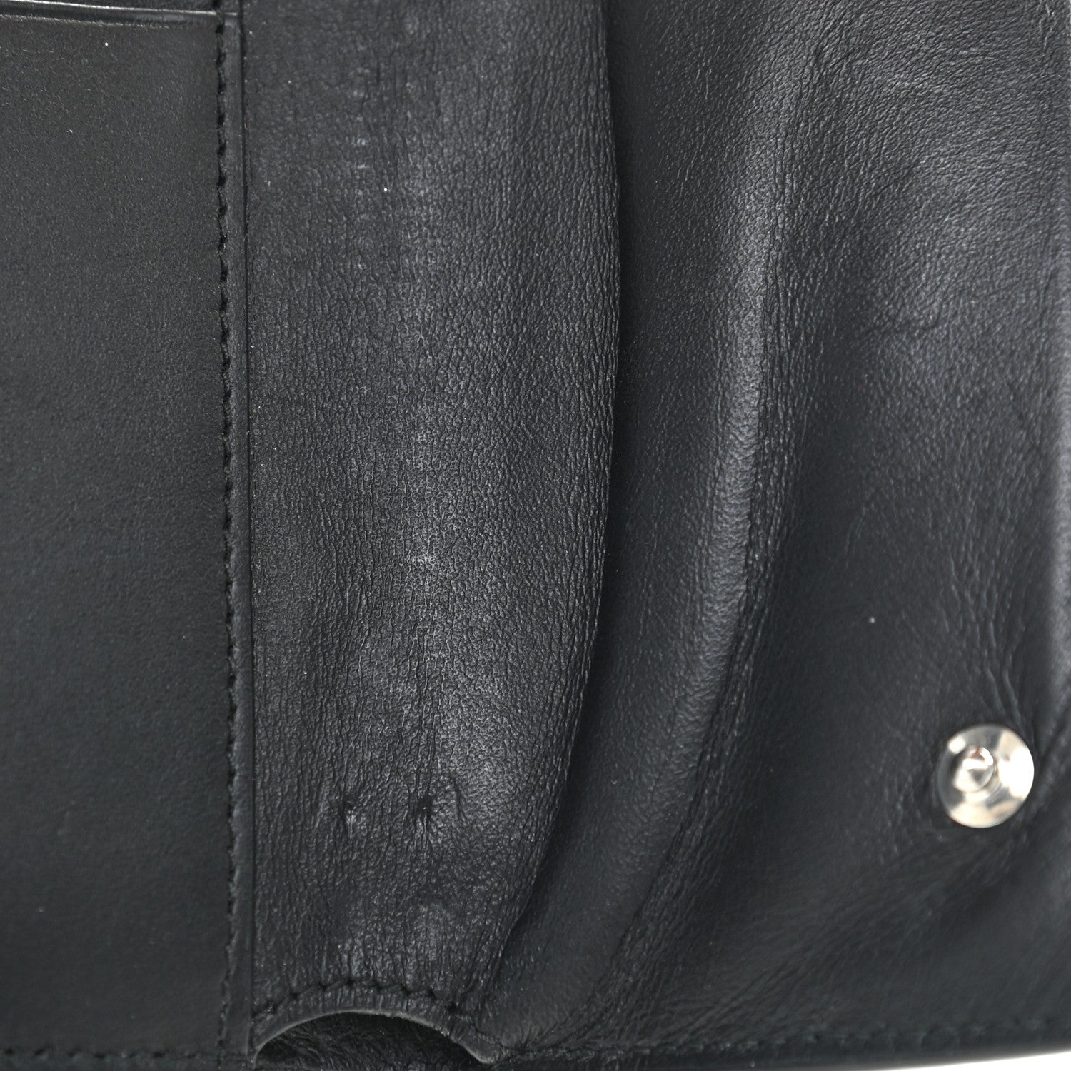 Loewe Calfskin Small Vertical Wallet Black 9 of 9