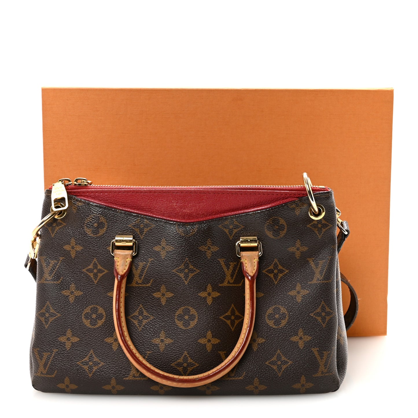 Monogram Pallas BB Cherry