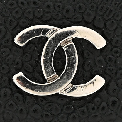 Chanel Caviar Quilted Large Flap Wallet Black 10 of 10