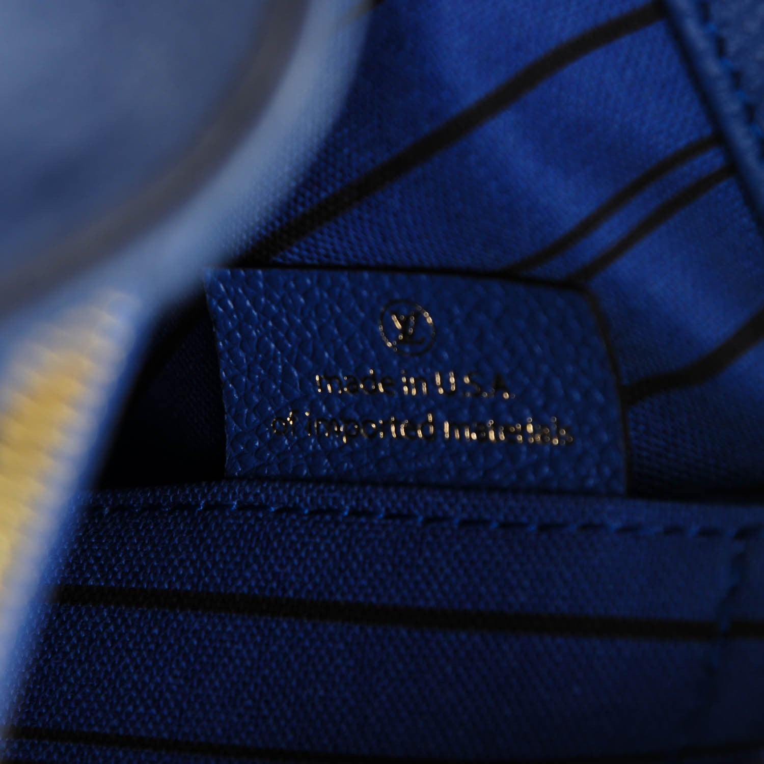 Louis Vuitton Empreinte Montaigne MM Denim 8 of 8