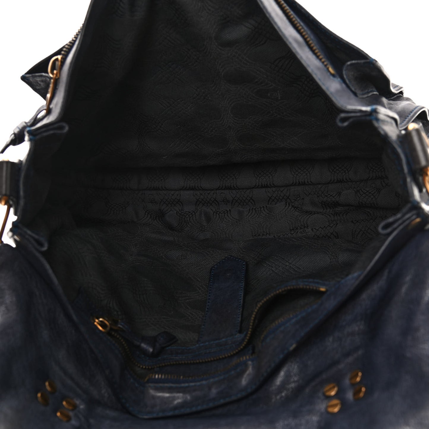 Lambskin Large PS1 Satchel Midnight