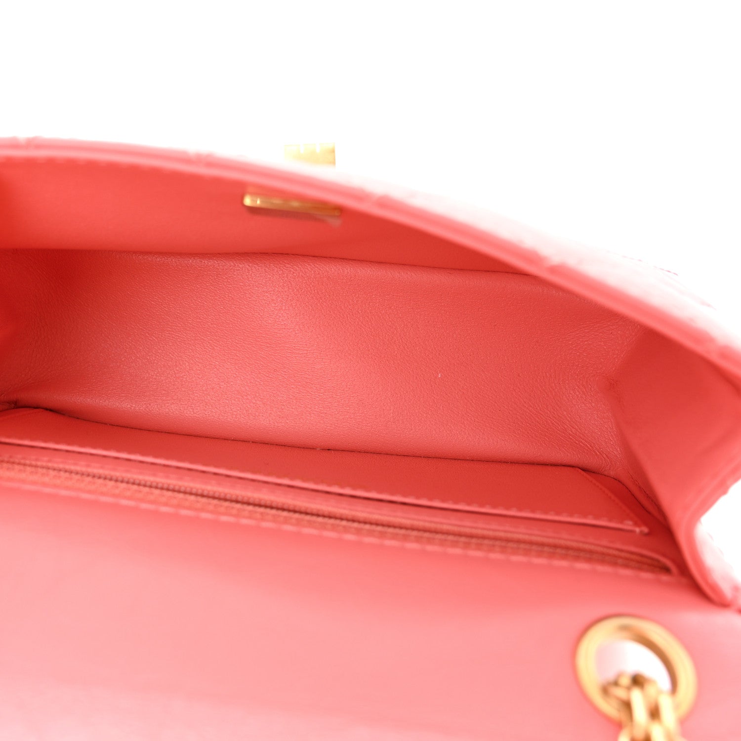Chanel Aged Calfskin Quilted 2.55 Reissue Mini Flap Coral 5 of 11