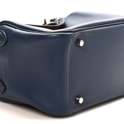 Hermes Swift Verso Mini Lindy 20 Bleu Navy Terre Battue 8 of 10