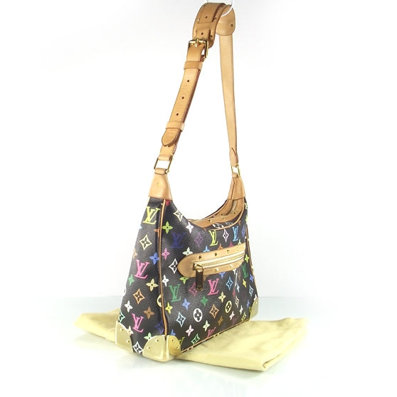 Louis Vuitton Monogram Multicolor Boulogne Black 2 of 9
