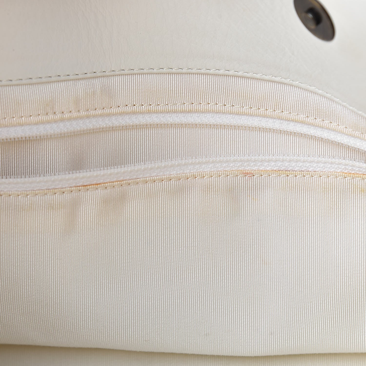Chanel Calfskin Chain CC Small Tote White 16 of 22