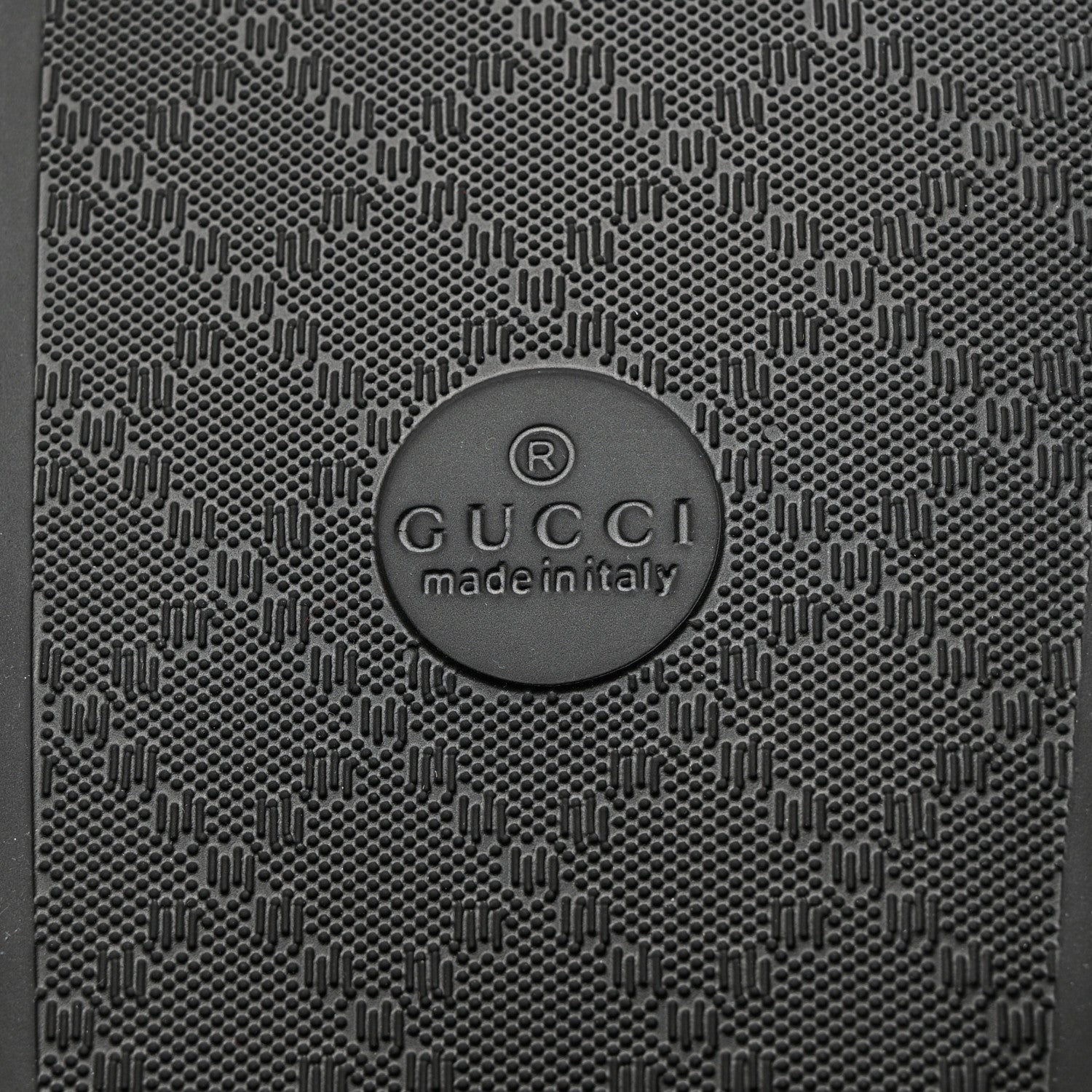 Gucci Nappa Miro Soft Calfskin Interlocking G Mens Slide Sandals 9 Black White 8 of 10