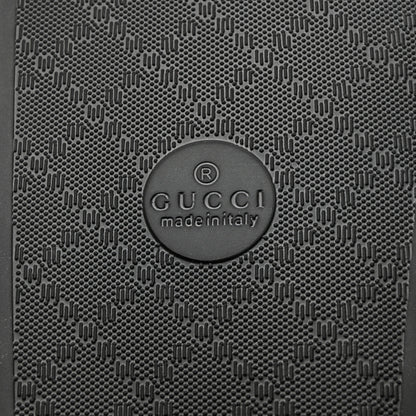 Gucci Nappa Miro Soft Calfskin Interlocking G Mens Slide Sandals 9 Black White 8 of 10
