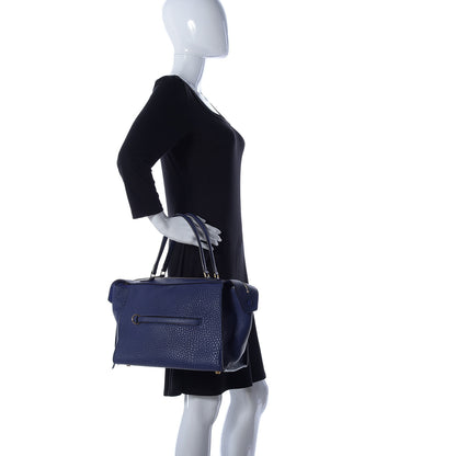 Celine Bullhide Calfskin Small Ring Bag Indigo 2 of 8