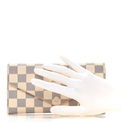 Louis Vuitton Damier Azur Josephine Wallet 2 of 11