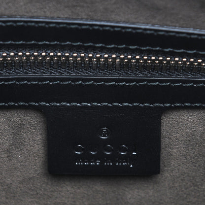Gucci Guccissima Signature Messenger Bag Black 6 of 7