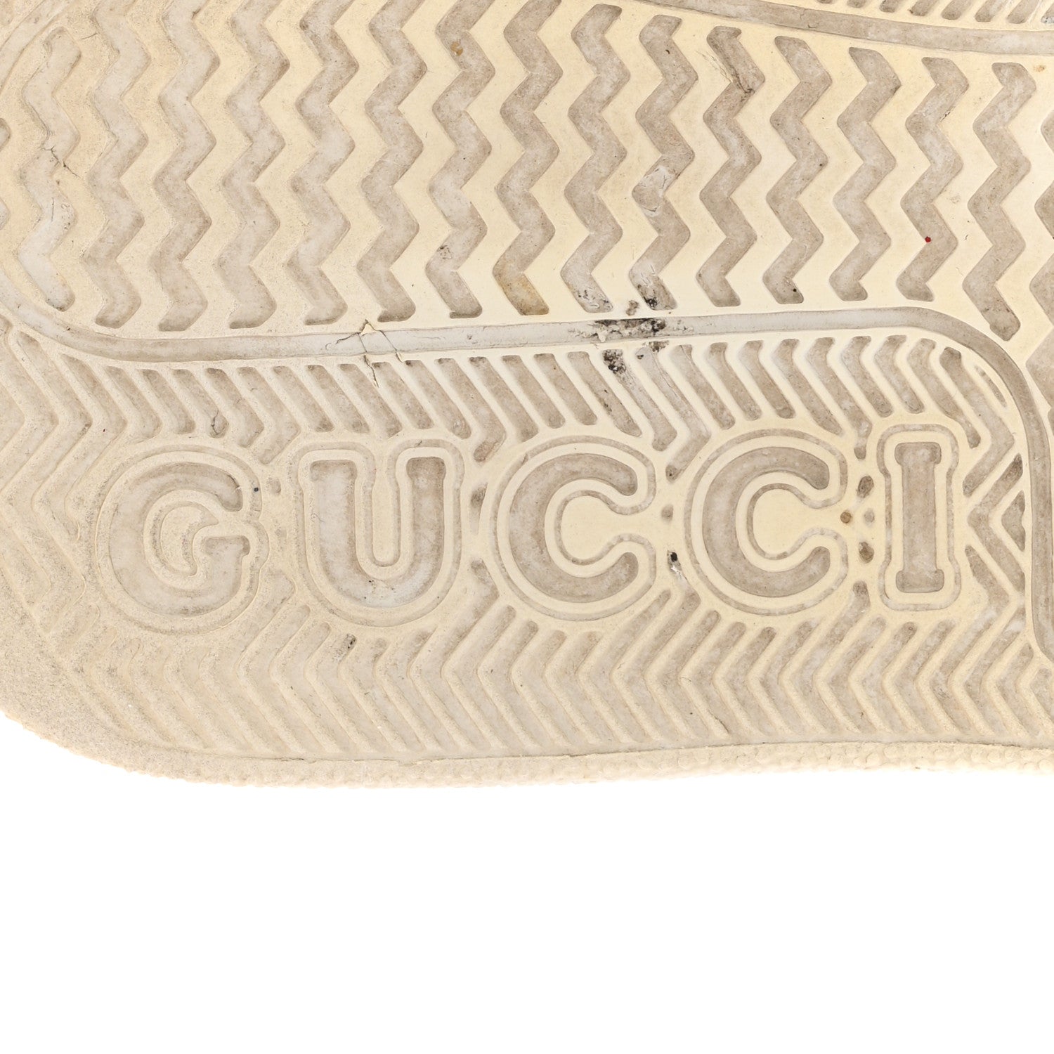 Gucci Calfskin GG Tennis Embossed Perforated Womens Platform 55mm Sneakers 37 Great White 12 of 14