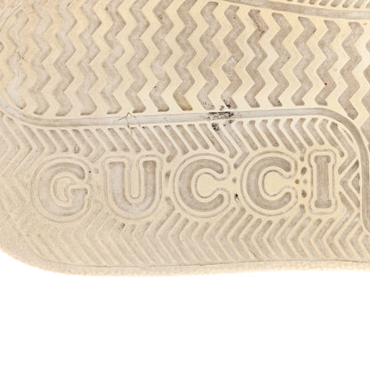 Gucci Calfskin GG Tennis Embossed Perforated Womens Platform 55mm Sneakers 37 Great White 12 of 14
