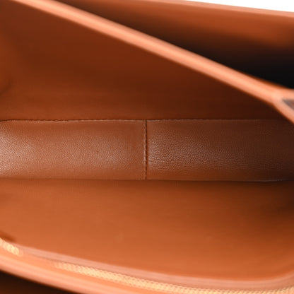 Celine Triomphe Canvas Calfskin Medium Triomphe Bag Tan 5 of 13