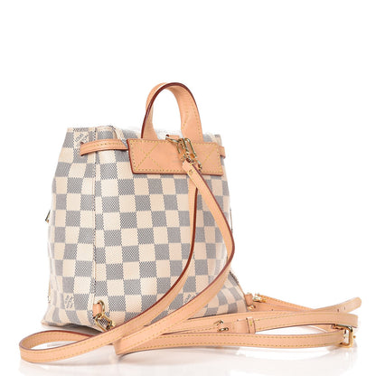Louis Vuitton Damier Azur Sperone BB Backpack 3 of 7