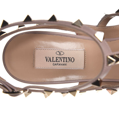 Valentino Garavani Nappa Rockstud Ankle Strap Pumps 39 Red Poudre 6 of 9