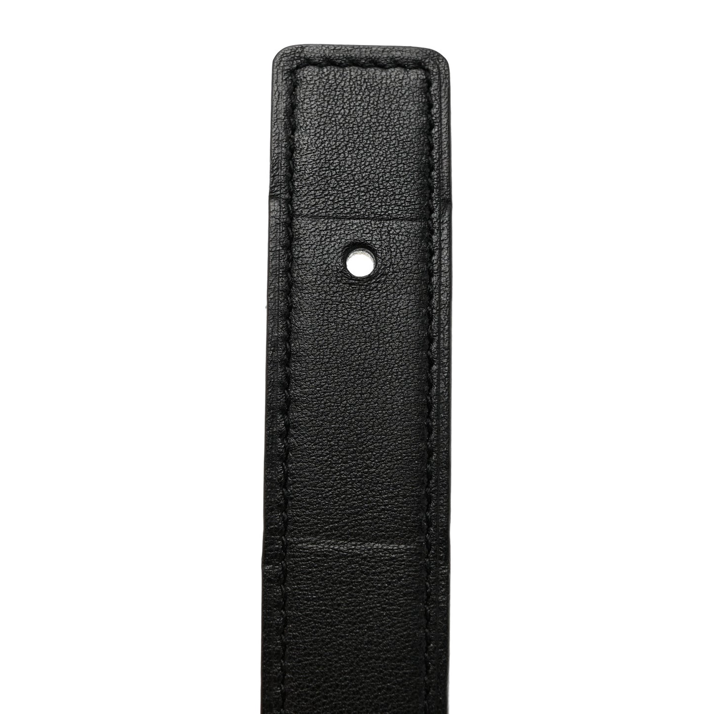 Swift Epsom 24mm Mini Constance H Belt 85/34 Black Etoupe