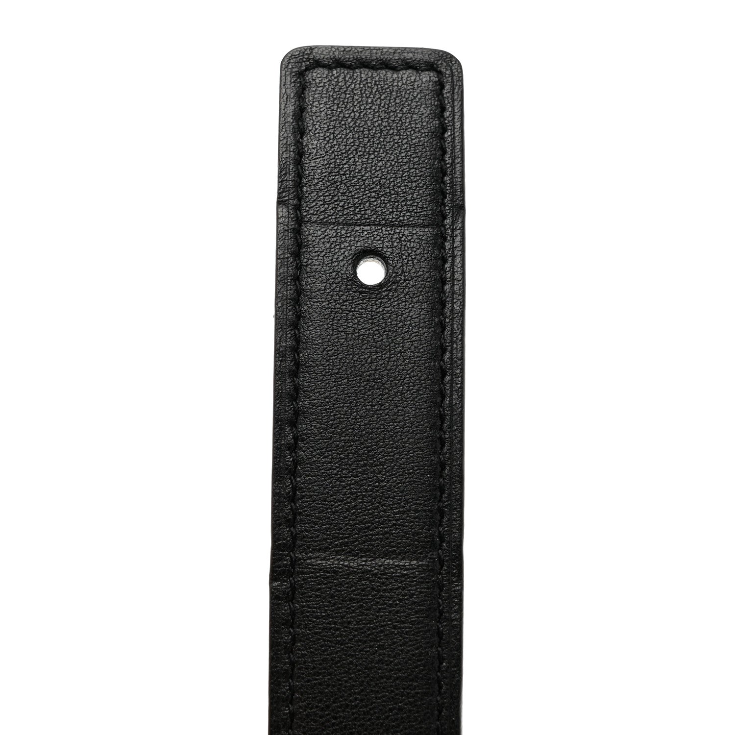 Hermes Swift Epsom 24mm Mini Constance H Belt 85/34 Black Etoupe 6 of 9