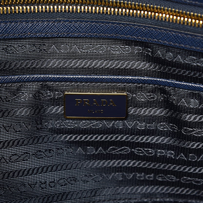 Prada Saffiano Large Galleria Double Zip Tote Baltico 6 of 12
