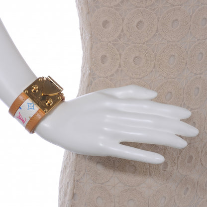 Louis Vuitton Monogram Multicolor S Lock Bracelet White 2 of 6
