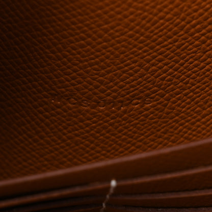 Hermes Epsom Constance Long Wallet To Go Gold 7 of 11