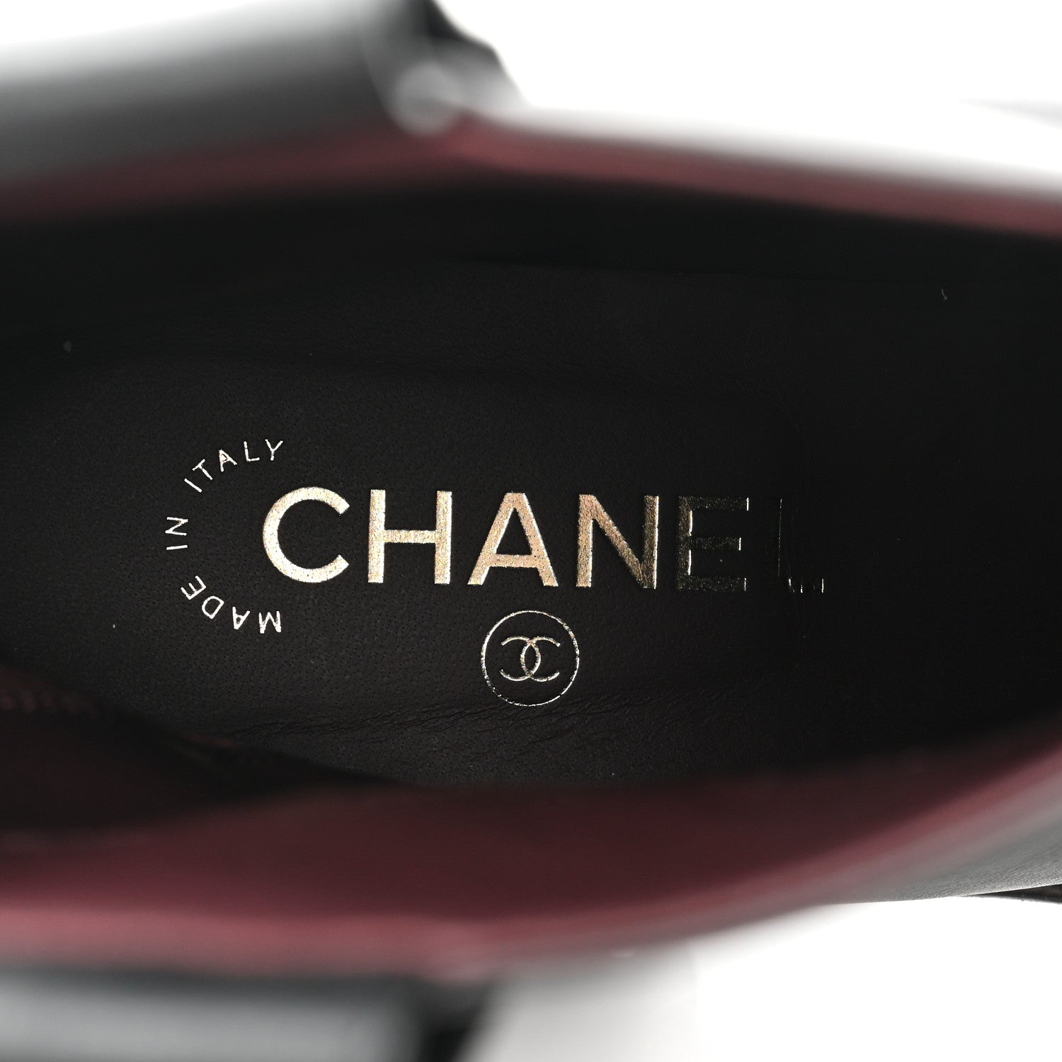 Chanel Calfskin CC Ankle Boots 42 Black 7 of 16