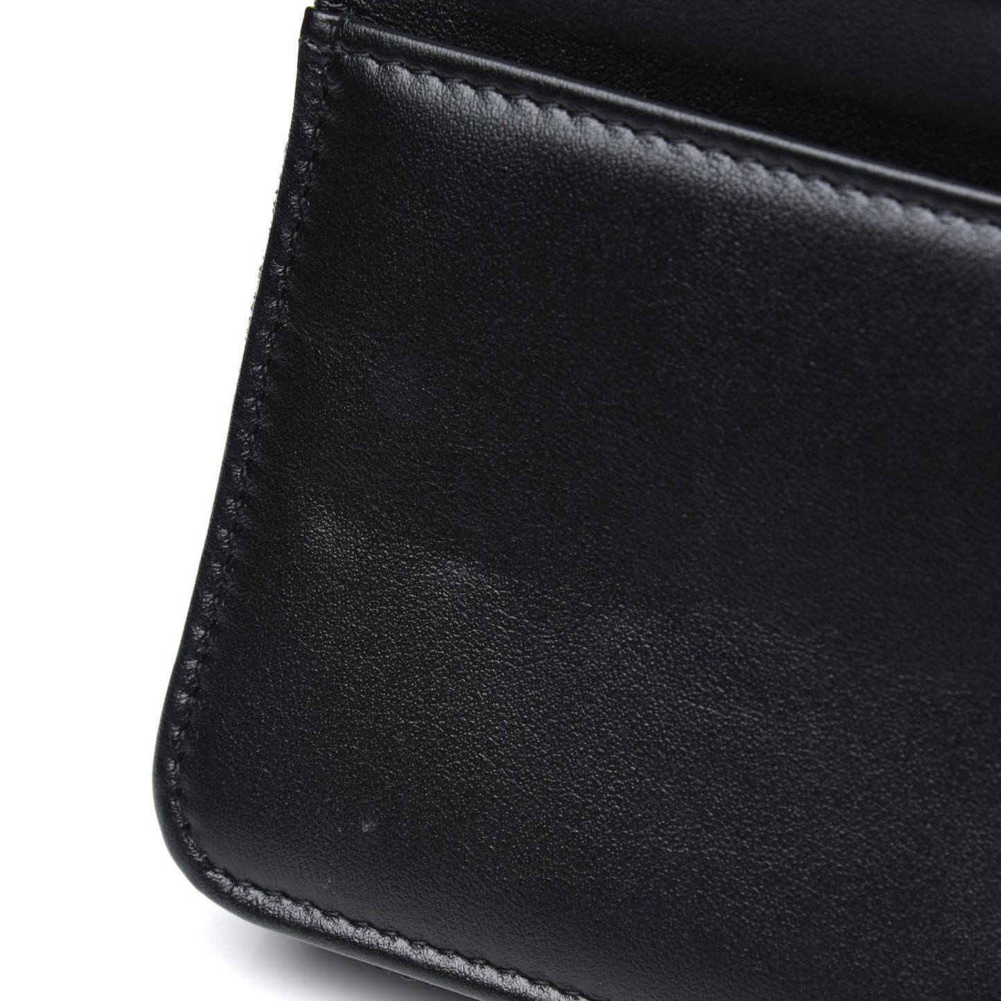 Velvet Quilted Boy Wallet On Chain WOC Black