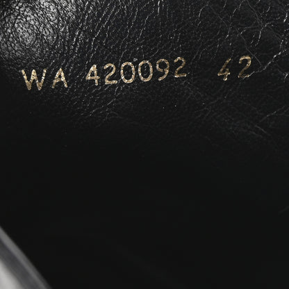 Saint Laurent Calfskin Mens Wyatt Chelsea Boots 42 Black 8 of 9