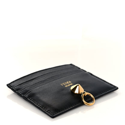 Fendi Vitello Liberty Century Lucido By The Way Card Holder Black 4 of 8
