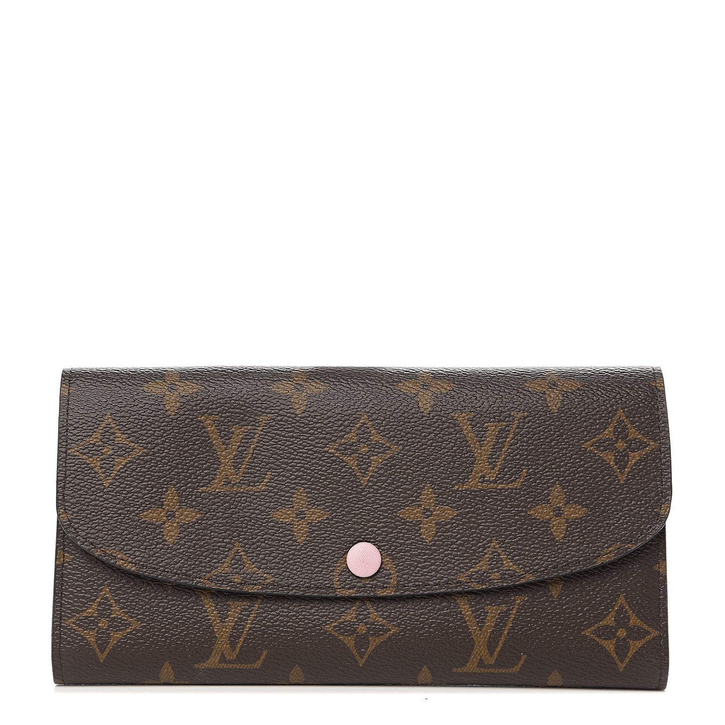 Monogram Emilie Wallet Rose Ballerine