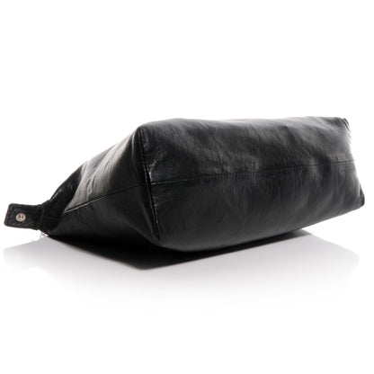 Chanel Lambskin Python Tassel Cerf Pochette Black 4 of 7
