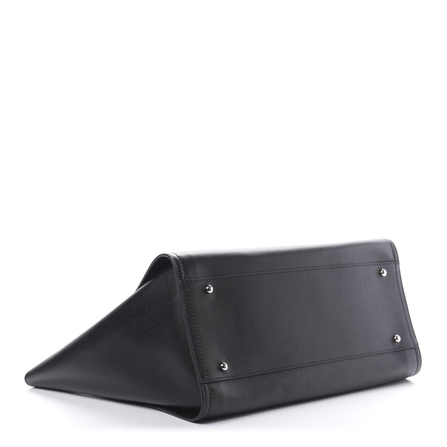 Caviar Medium Studded Deauville Tote Black