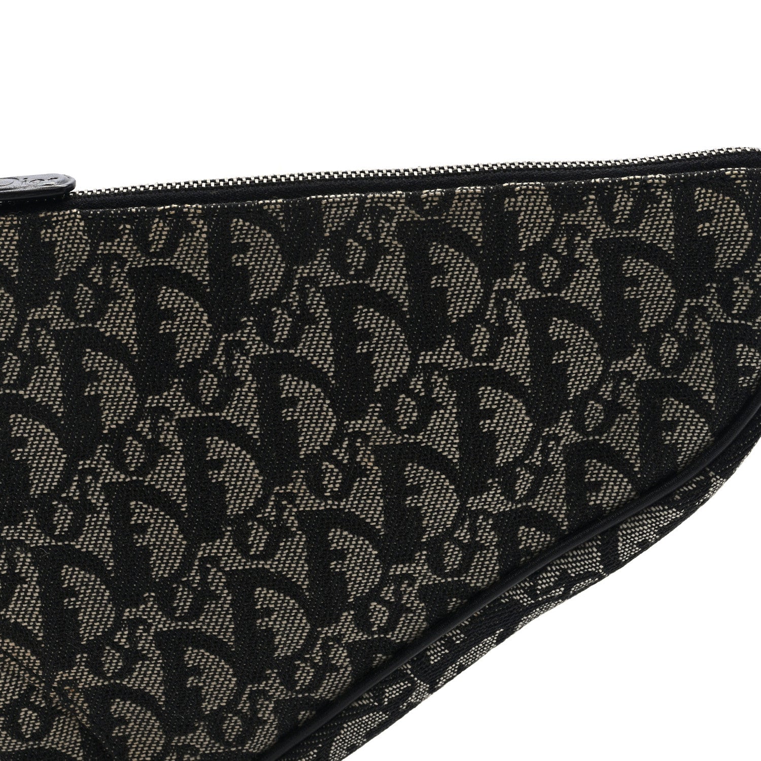 Christian Dior Monogram Mini Saddle Pochette Black 8 of 10
